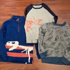 Mini Boden Boys 3 Blue & Gray Sweater Tops sz9-10